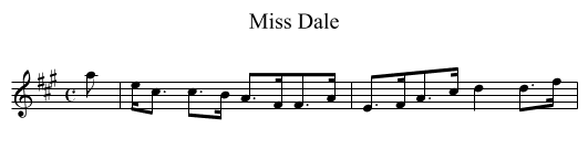 Miss Dale - staff notation