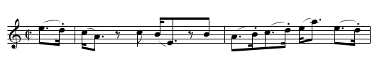 Miss Daly’s Jig - staff notation