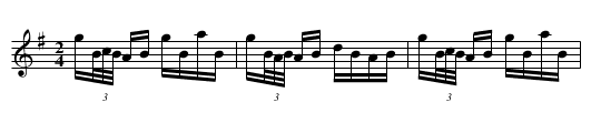 Miss Daly’s Reel - staff notation