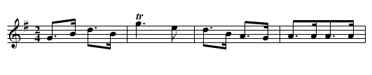 Miss Dawes’s Delight - staff notation