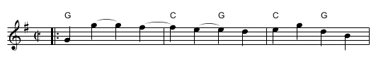 Miss Dolland's Delight  [G] - staff notation