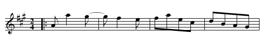 Miss Dolland's Delight - staff notation
