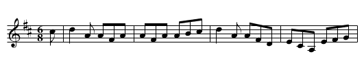 Miss (Dr) Grant's Reel - staff notation