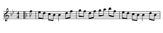 Miss Drumbreck - staff notation