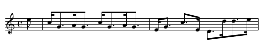 Miss Drummond of Megginch - staff notation