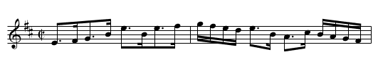 Miss Drummond’s Favorite - staff notation