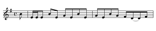 Miss Elders Reel - staff notation