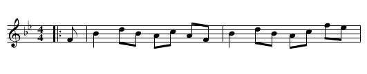 Miss Elenora Robertson - staff notation