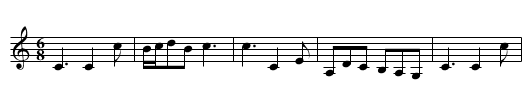 Miss Euphemia Lowe's Jig - staff notation