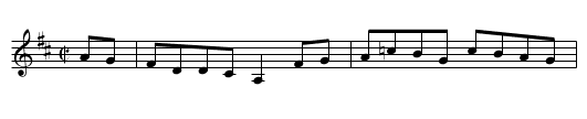 Miss Fahey’s Fancy - staff notation