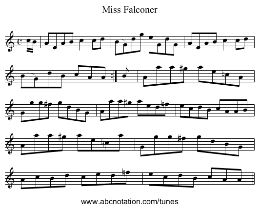 Miss Falconer - staff notation