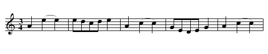 Miss Faw’s Minuet - staff notation