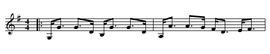 Miss Field's Strathspey - staff notation
