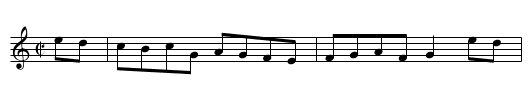 Miss Fishers Hornpipe. JGi.142 - staff notation