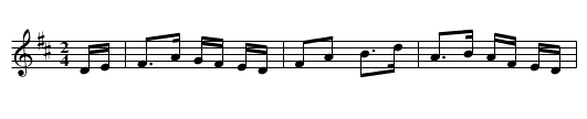 MISS FORBES'S FAREWELL TO BANFF - staff notation