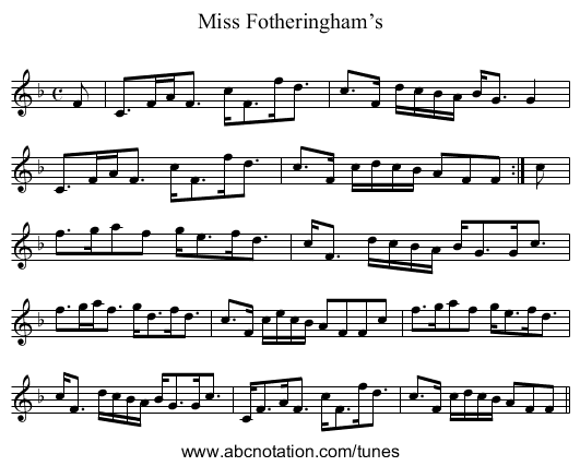 Miss Fotheringham’s - staff notation