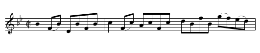 Miss G. Gordon -- Banff - staff notation