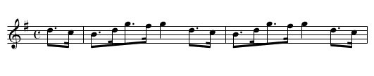 Miss Gayton's Hornpipe. Car(G).30 - staff notation