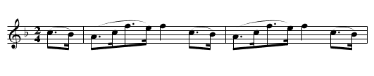 Miss Gaytons Hornpipe. GHW.077 - staff notation