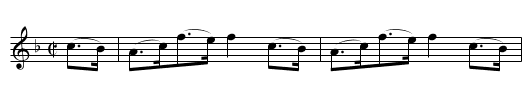 Miss Gayton's Hornpipe - staff notation