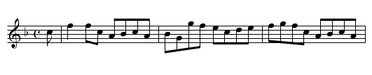 Miss Georgina Scott - staff notation