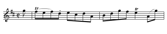 Miss Gordon of Bellies Reel - staff notation