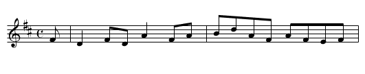 Miss Graham [1] - staff notation