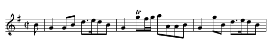 Miss Graham of Orchill’s Strathspey - staff notation