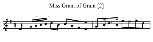 Miss Grant of Grant [2] - staff notation