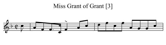 Miss Grant of Grant [3] - staff notation