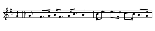 Miss Grieve of Howdan - staff notation
