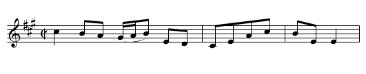 Miss Gunning's - staff notation