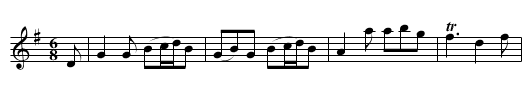 Miss Hannah's Jig -- Elgin - staff notation