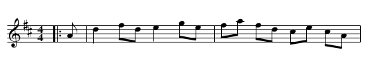 Miss Hay of Yester - staff notation