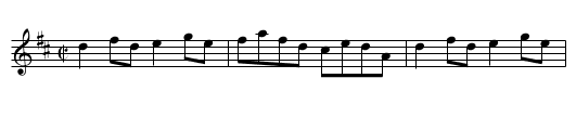 Miss Hay of Yester - staff notation