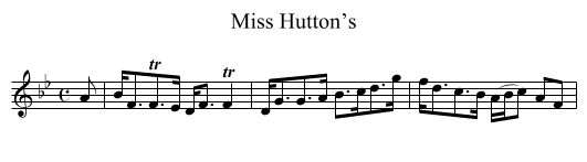 Miss Hutton’s - staff notation