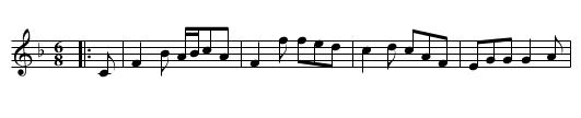 Miss Isaac Forsyth of Elgin - staff notation