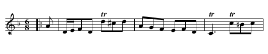 Miss Isabella Robertson's Reel - staff notation