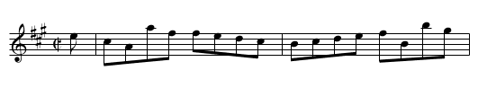 Miss Jane Young—Banff - staff notation