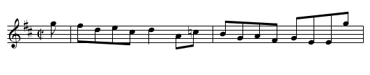 Miss Jessie Scott - staff notation