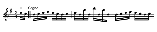 MISS JOHNSON'S -- REEL - staff notation