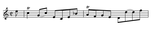 Miss Johnston’s Reel - staff notation