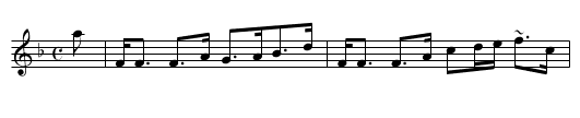 Miss Katherine Stewart Forbes - staff notation
