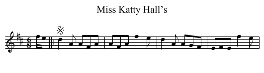 Miss Katty Hall’s - staff notation
