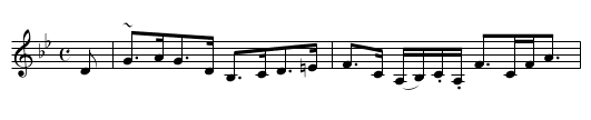 Miss Kelman's Strathspey - staff notation