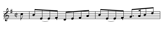 Miss Lillie Ritchie's Reel - staff notation