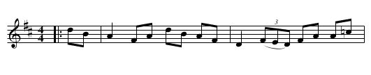 Miss Looney's Reel - staff notation