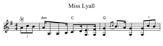 Miss Lyall - staff notation