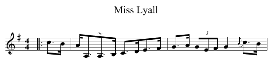 Miss Lyall - staff notation