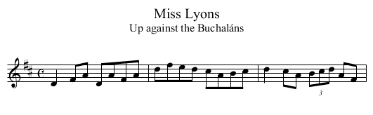 Miss Lyons - staff notation